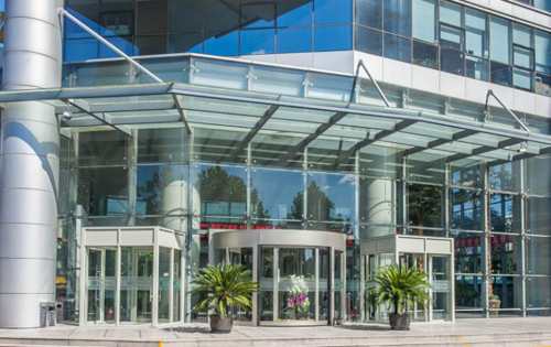 卷石天地大厦旋转门