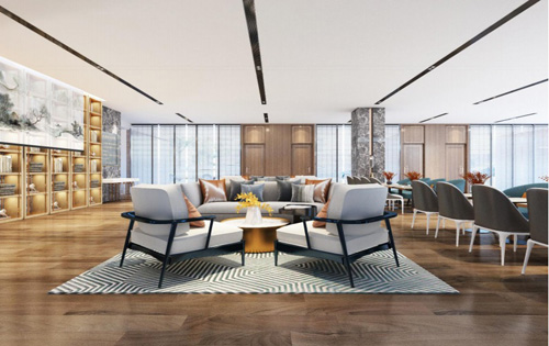 四通大厦休闲区