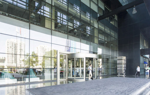 歌华大厦旋转门