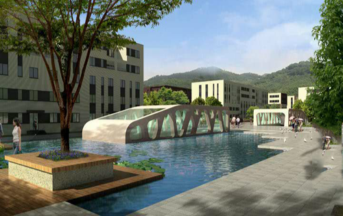 中关村翠湖科技园云中心内景