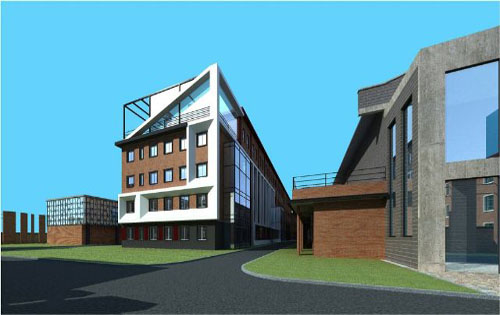 国际传播科技文化园外立面