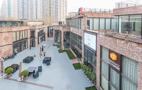 东朗电影创意产业园内景