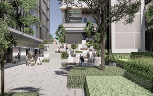 远洋春秋中心广场内景