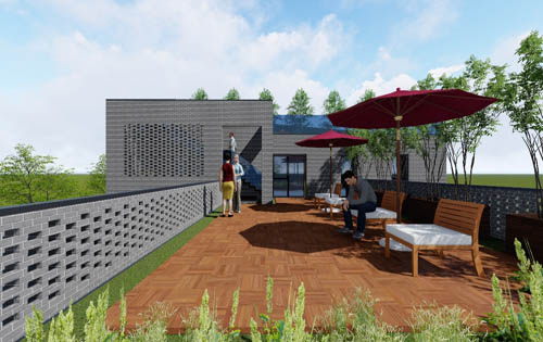 和平里大厦内景