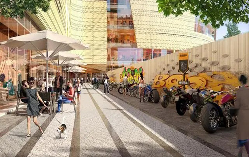 华远中心休闲区