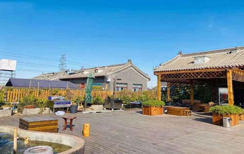 御河大厦休闲区