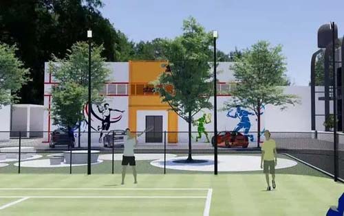 鼎石元素数字文化产业园体育场