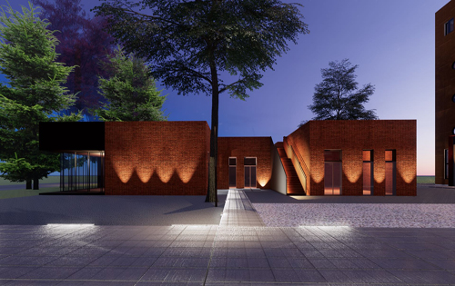 越界朝阳里夜景