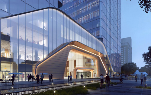 丽金智地中心办公环境