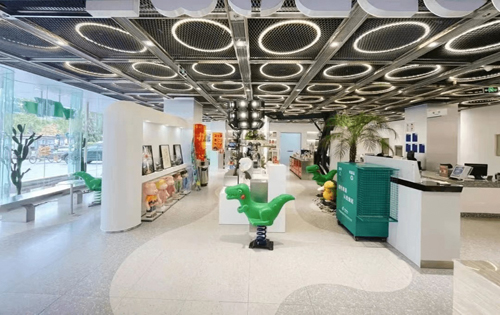 中关村邮局大楼前台