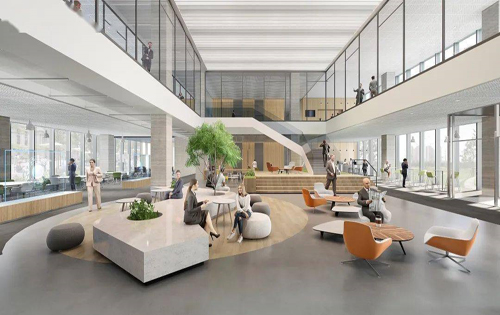 北广集团公司科技产业园接待区