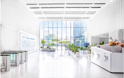 时尚万科中心大堂